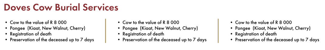 Cow Burial Plan detail